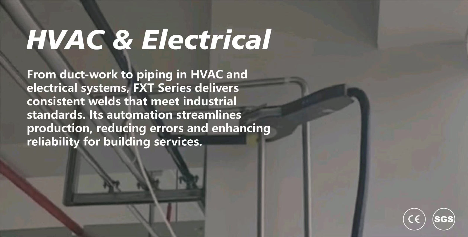 Precision orbital welding for HVAC systems and AI data center liquid cooling manifolds, optimized for tight spaces.