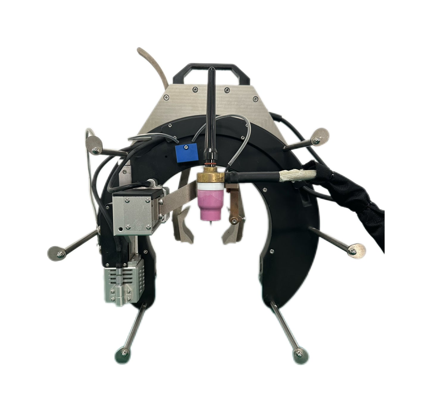 FYID K-series heavy-duty open head orbital welder for large diameter industrial piping.
